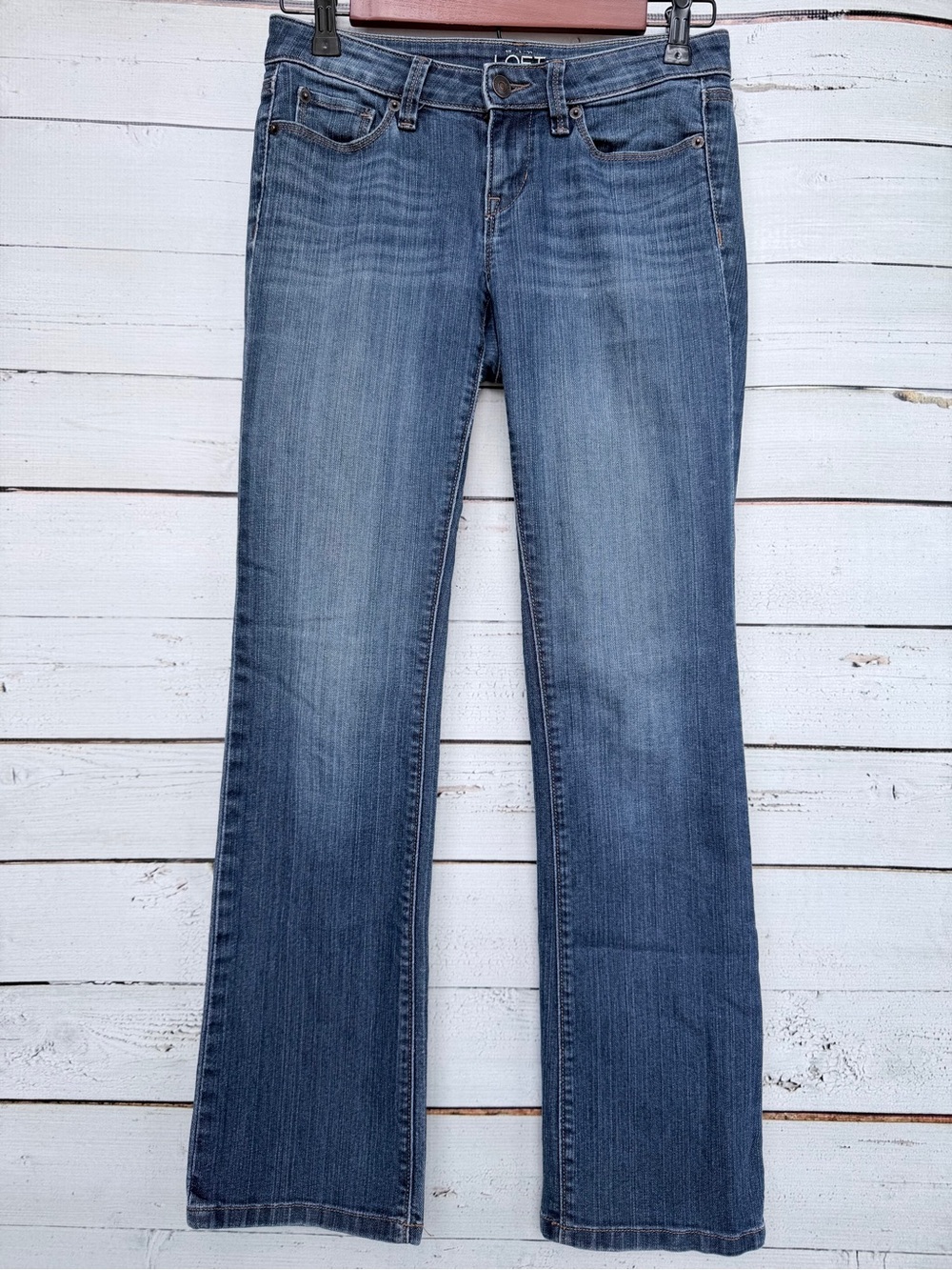 LOFT Original Bootcut Stretch Denim Jeans Size 0 #167
